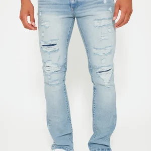 Driftstone Destroyed Denim – Light Wash